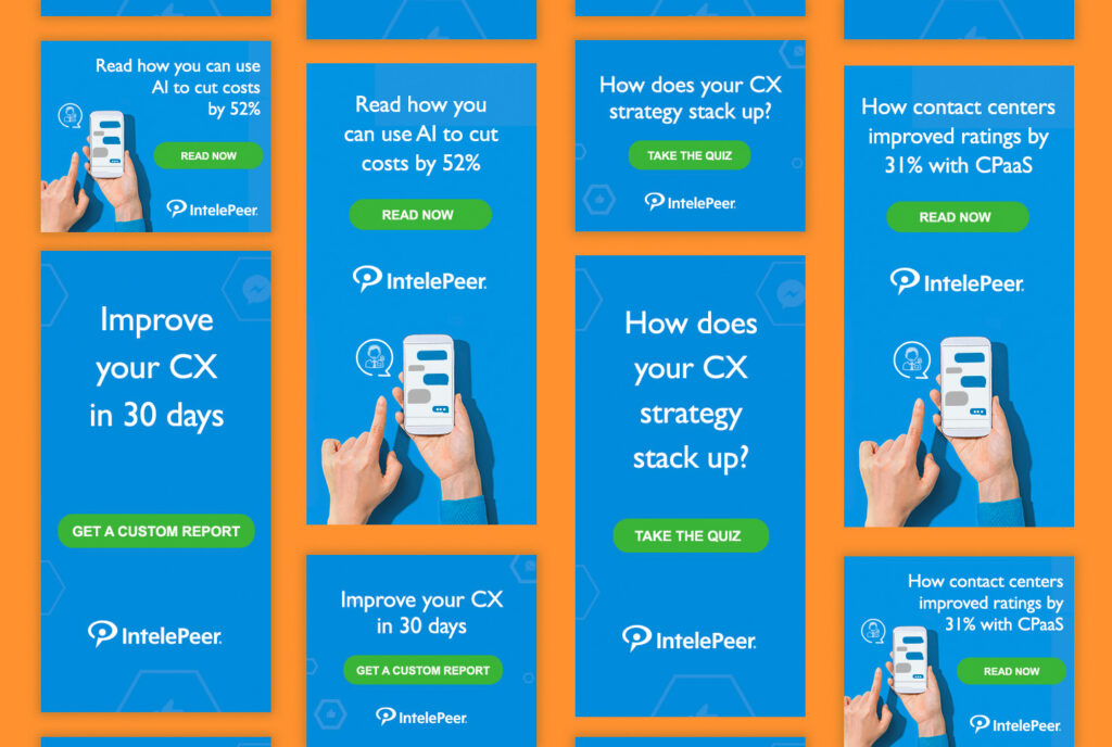 IntelePeer “Digitally Fluent” banner ads