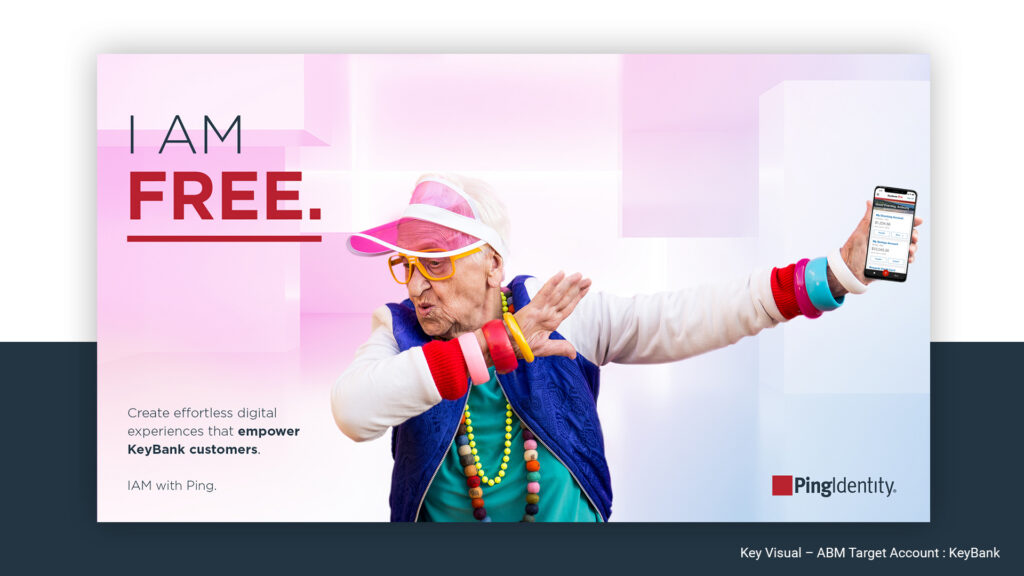 Ping Identity “I AM free” campaign creative