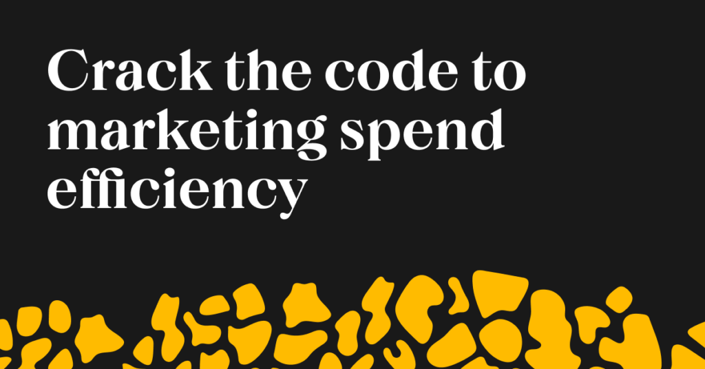 Wunderkind “Crack the code to marketing spend efficiency” workshop ad